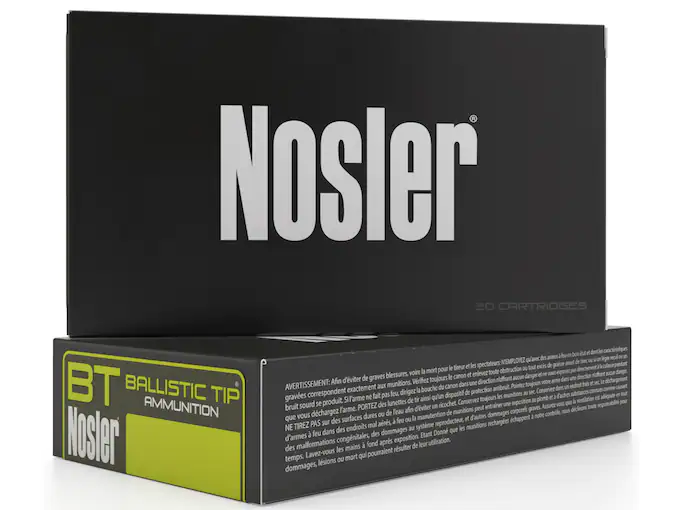 Nosler BT Ammunition 260 Remington 140 Grain Ballistic Tip 500 Round
