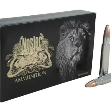 Nosler Safari Ammunition 416 Rigby 400 Grain Partition 500 Round