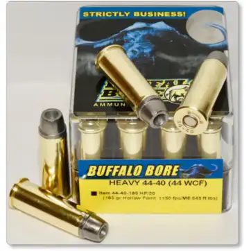 Buffalo Bore Ammunition 44-40 WCF 185 Grain Hollow Point 500 Round