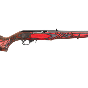 Ruger 10/22 22LR Red/Black Laminate Wild Hog Stock Limited-Edition Rifle (Talo Exclusi