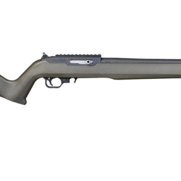 Thompson Center TCR-22 22LR Rimfire Rifle with OD Green Stock and Threaded Barrel