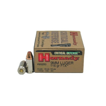 Hornady Critical Defense 9mm Luger 115 Grain Flex Tip eXpanding  500 rounds