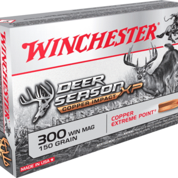 Winchester DEER SEASON XP .300 Winchester Magnum 150 grain Copper Extreme Point Polymer Tip  500 rounds