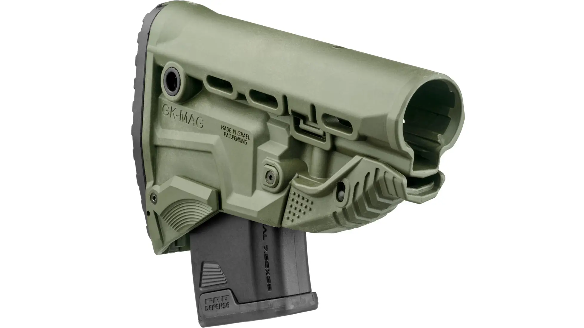 FAB Defense AK-47 Survival Buttstock W/Built-in Magazine Carrier