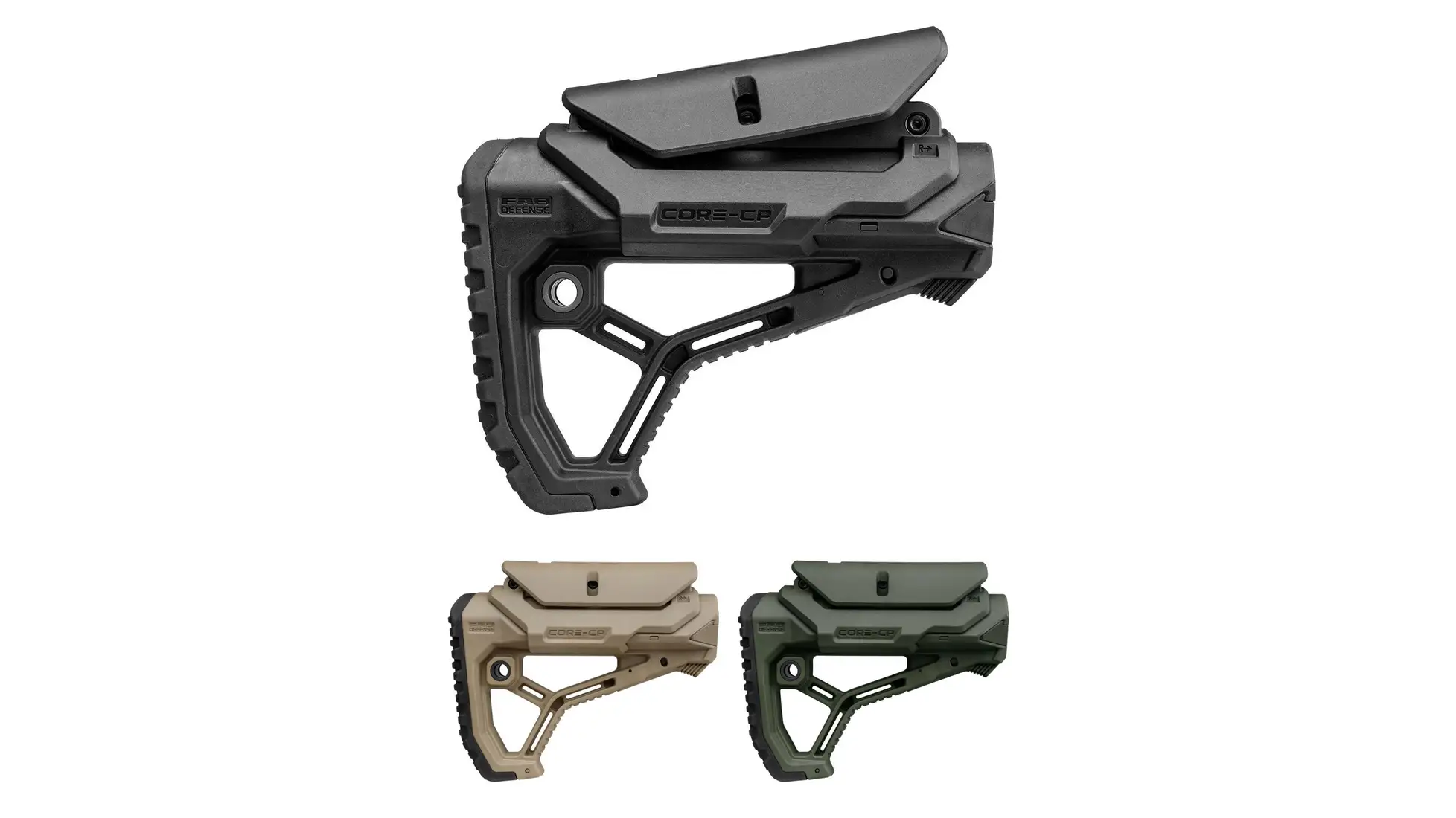 FAB Defense GL-CORE CP AR-15 Buttstock for Mil-Spec and Commercial Tubes