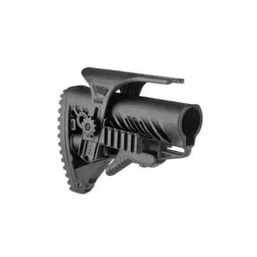 FAB Defense GLR16 with a GCP Cheek Riser and GPCP Picatinny Rail Adaptor