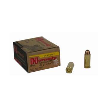 Hornady Custom 10mm Auto 180 Grain eXtreme Terminal Performance Centerfire Pistol Ammunition 500 rounds