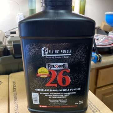 Alliant Reloder 26 Smokeless Gun Powder 8lb