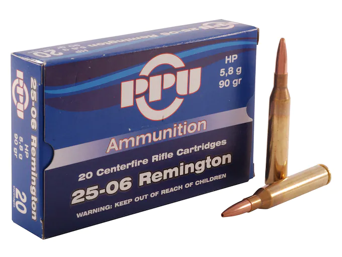 Prvi Partizan Ammunition 25-06 Remington 90 Grain Hollow Point 500 Round