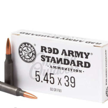 Red Army Standard 5.45×39 60 Grain FMJ Ammo 500 Round