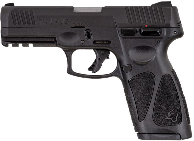 Taurus G3 Pistol 1G3B941, 9mm Luger, 4″, Black Frame, Black Finish, 17 Rds